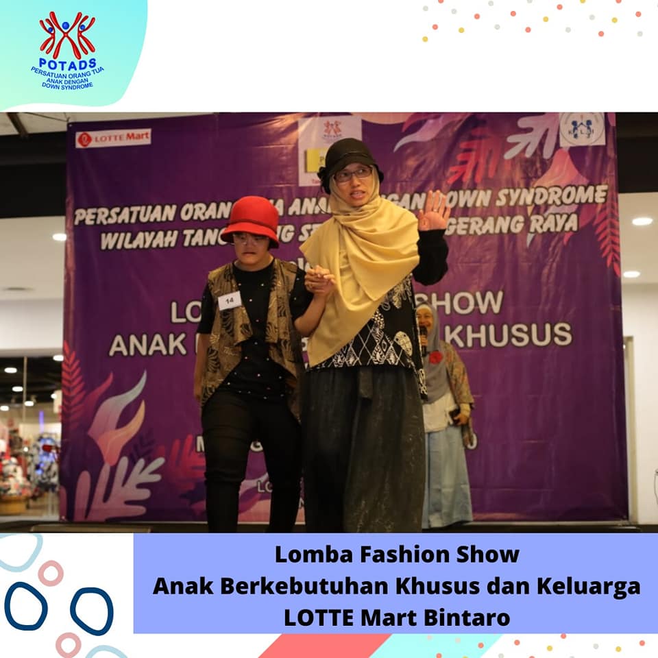 Lomba Fashion Show Anak Berkebutuhan Khusus dan Keluarga LOTTE mart